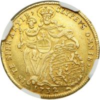German States - Bavaria. 1 Carolin, 1732. NGC EF40 - 2