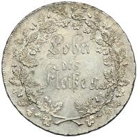 German States - Bavaria. School Prize &frac12; Taler, ND (1806-08). EF - 2