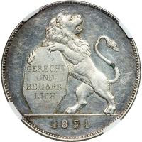 German States - Bavaria. Taler, 1831. NGC AU - 2