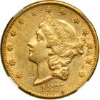 1875-CC $20 Liberty. NGC AU58