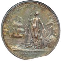 Great Britain. Medal, 1752. NGC MS61 - 2