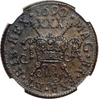 Ireland. Halfcrown, 1690. NGC MS62 - 2