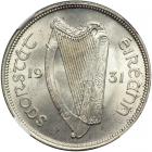 Ireland. ½ Crown, 1931. NGC MS63