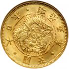 Japan. 5 Yen, (1872). NGC MS66