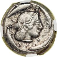 Sicily, Syracuse, c. 480-475 BC. AR Tetradrachm (17.30 g) - 2