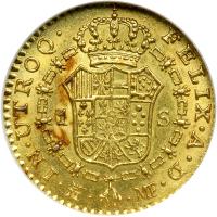 Spain. Escudo, 1792-MF (Madrid). NGC MS62 - 2