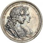 Great Britain. Coronation Medal, 1689. NGC AU55