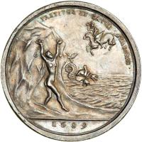 Great Britain. Coronation Medal, 1689. NGC AU55 - 2