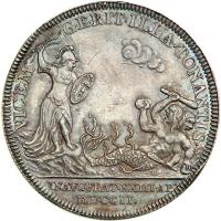 Great Britain. Coronation Medal, 1702. NGC AU58 - 2