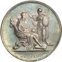 Great Britain. Coronation Medal, 1714. NGC AU53 - 2