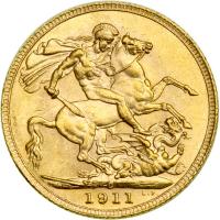 Canada. Sovereign, 1911-C. NGC MS63 - 2