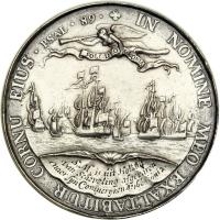 Great Britain. Embarkation at Scheveningen Medal, 1660. VF - 2