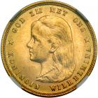 Netherlands. 10 Gulden, 1897. NGC MS65