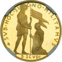 Malta. 5 Scudi, 1965. NGC PF67 - 2