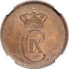 Denmark. 2 Ore, 1892-CS. NGC MS65