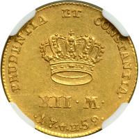 Denmark. Ducat, 1759-VH W. NGC AU55 - 2