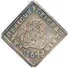 Denmark. &frac14; Speciedaler Klippe, 1648. NGC VF30