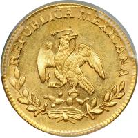 Mexico. Escudo, 1863-Mo TH. PCGS AU58 - 2