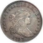 1797 Draped Bust Dollar. 10 stars left, 6 right. PCGS EF40