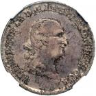German States - Hesse-Cassel. &frac12; Taler, 1789-DF. NGC AU50
