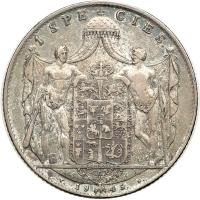 Denmark. Speciedaler, 1845-VS. VF - 2