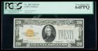 1928, $20 Gold Certificate. PCGS Very Choice New 64PPQ