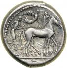 Sicily, Syracuse, c. 474-470 BC. AR Tetradrachm (17.27 g). VF