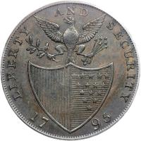 1795 Washington "Liberty and Security" Halfpenny. "ASYLUM" edge. PCGS MS63 - 2