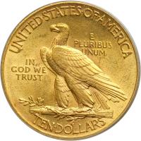 1910 $10 Indian. PCGS MS62 - 2