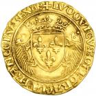 France. Ecu d'or au porcepic, ND. NGC EF