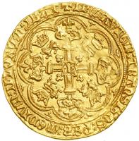 Great Britain. Noble, ND. NGC AU50 - 2