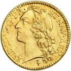 France. 1 Louis d'or, 1747-W (Lille). NGC AU55