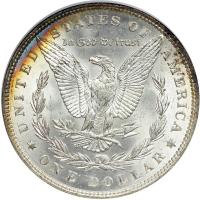 1890 Morgan Dollar. NGC MS65 - 2