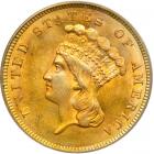 1860 $3 Gold. PCGS MS63