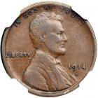 1914-D Lincoln Cent. NGC F15