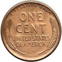 1924-S Lincoln Cent. MS60 - 2