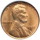 1931-S Lincoln Cent. PCGS MS64