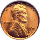 1934 Lincoln Cent. PCGS MS67