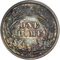 1905 Barber Dime. PCGS PF62 - 2