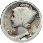 1916-D Mercury Dime. PCGS AG3