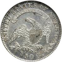 1829 Capped Bust Half Dollar. NGC AU53 - 2