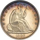 1886 Liberty Seated Half Dollar. ANACS PF61