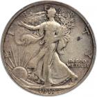 1917-D Liberty Walking Half Dollar. Mint mark on reverse. PCGS EF40