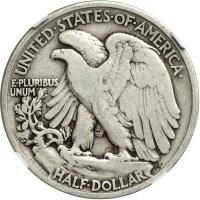 1921 Liberty Walking Half Dollar. NGC VG10 - 2