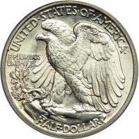 1942-D Liberty Walking Half Dollar. PCGS MS66 - 2