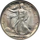 1945-D Liberty Walking Half Dollar. NGC MS66