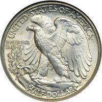 1945-D Liberty Walking Half Dollar. NGC MS66 - 2