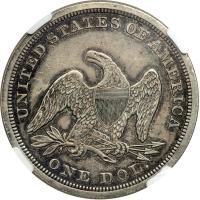 1847 Liberty Seated Dollar - 2