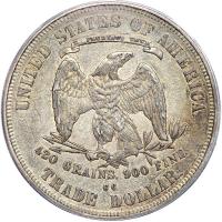 1876-CC Trade Dollar. PCGS EF45 - 2