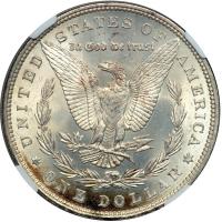 1878 Morgan Dollar. 7 tail feathers, reverse of 1879. NGC MS64 - 2